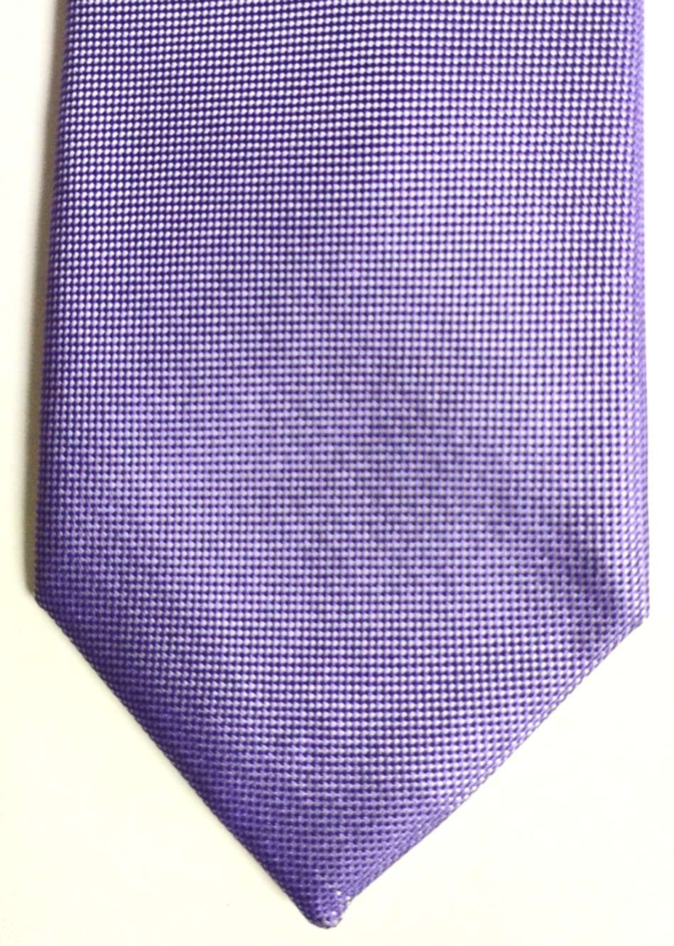 Klein Silk Neck Tie Purple Pique Made in USA 60x3 Preppy